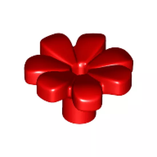 Friends Accessories Flower with 7 Thick Petals and Pin