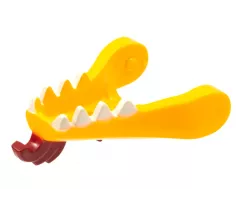 Dragon Head (Ninjago) Jaw Lower with White Teeth and Dark Red Beard and Spines Pattern