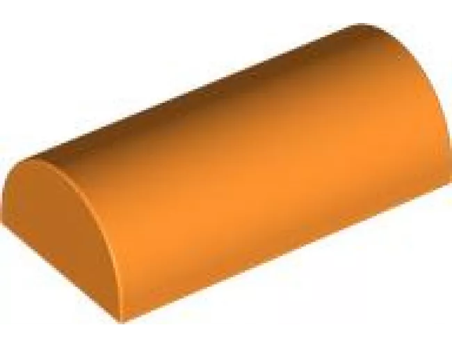 Slope, Curved 2 x 4 Double with Groove