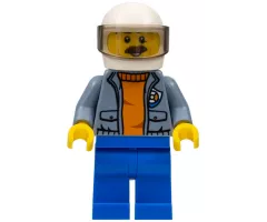 Coast Guard City - Helicopter Pilot with Moustache