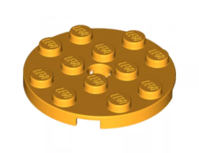 Plate, Round 4 x 4 with Hole