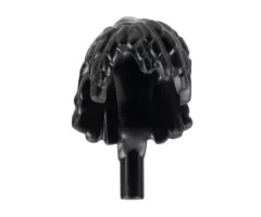Minifigure, Hair Na'vi, Wide with Bangs, Braids, and Bar at End