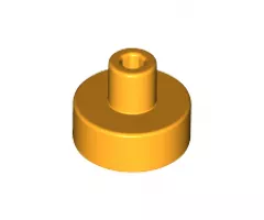 Tile, Round 1 x 1 with Bar and Pin Holder