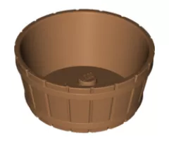 Container Barrel Half Large with Axle Hole