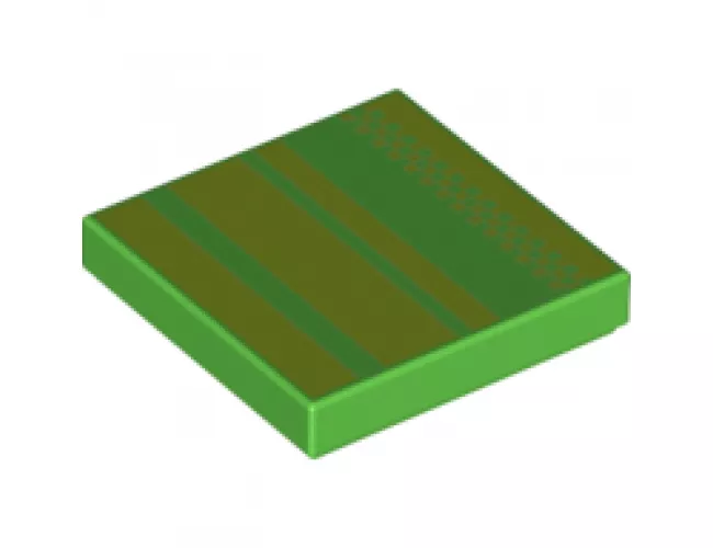 Tile 2 x 2 with Pixelated Pipe Pattern