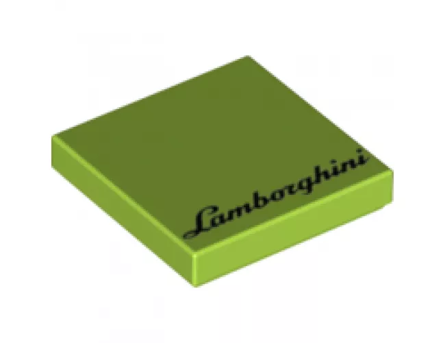 Tile 2 x 2 with 'Lamborghini' Pattern