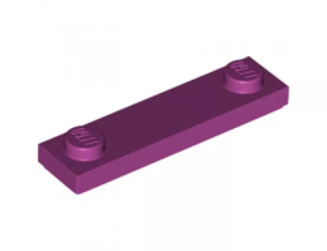 Plate, Modified 1 x 4 with 2 Studs with Groove