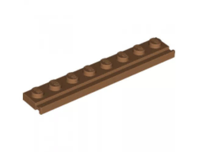 Plate, Modified 1 x 8 with Door Rail