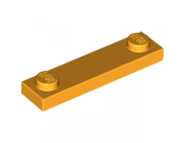 Plate, Modified 1 x 4 with 2 Studs without Groove