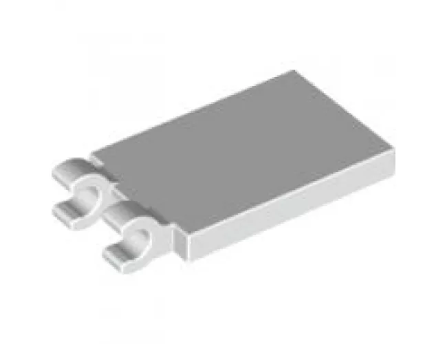 Tile, Modified 2 x 3 with 2 Open O Clips