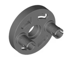 Technic Rotation Joint Disk with Pin Hole and 2 Pins