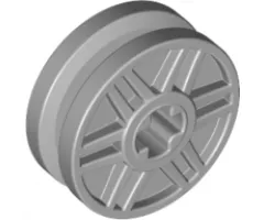 Wheel 18mm D. x 8mm with Fake Bolts and Shallow Spokes and Axle Hole