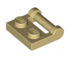Plate, Modified 1 x 2 with Bar Handle on Side with Closed Ends