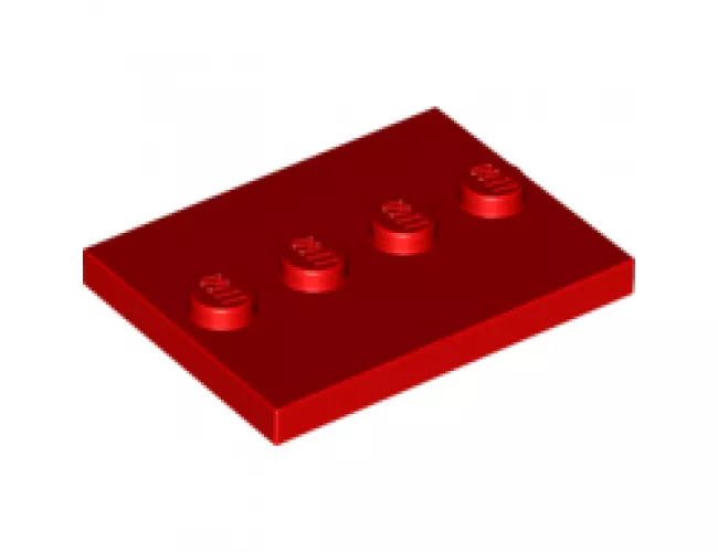 Tile, Modified 3 x 4 with 4 Studs in Center