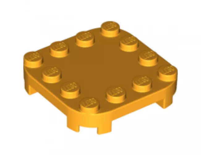 Plate, Modified 4 x 4 with Rounded Corners and 4 Feet