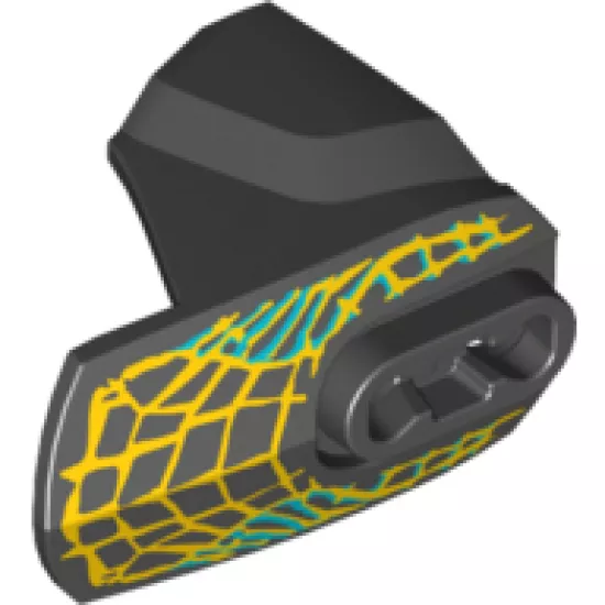 Hero Factory Armor with Ball Joint Socket - Size 4 with Yellow Beast Scales Pattern