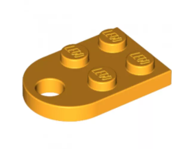 Plate, Modified 3 x 2 with Hole