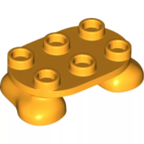 Legs with Plate Round 2 x 3