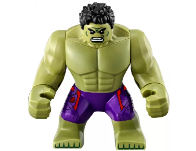 Hulk - Giant, Dark Purple Pants with Avengers Logo