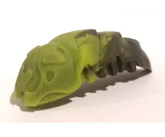 Bionicle Rahkshi Kraata Stage 6 (list head color, describe the rest)