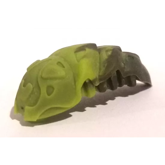 Bionicle Rahkshi Kraata Stage 6 (list head color, describe the rest)