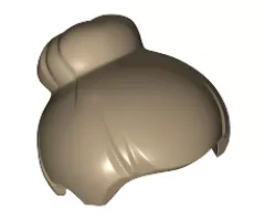 Minifigure, Hair Top Knot Bun