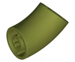 Brick, Round 2 x 2 d. 45 Degree Elbow