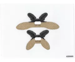 Plastic Wings with Parademon Webbed Pattern, Sheet of 2, Extended and Collapsed Wings