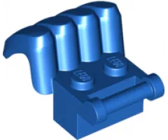 Brick, Modified 1 x 2 with Bar Handle and 4 Legs / Claws on Opposite Sides