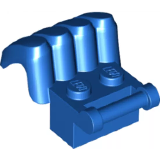 Brick, Modified 1 x 2 with Bar Handle and 4 Legs / Claws on Opposite Sides