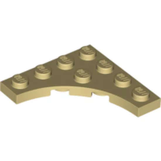 Plate, Modified 4 x 4 with Curved Cutout
