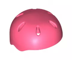 Minifigure, Headgear Helmet Sports with Vent Holes