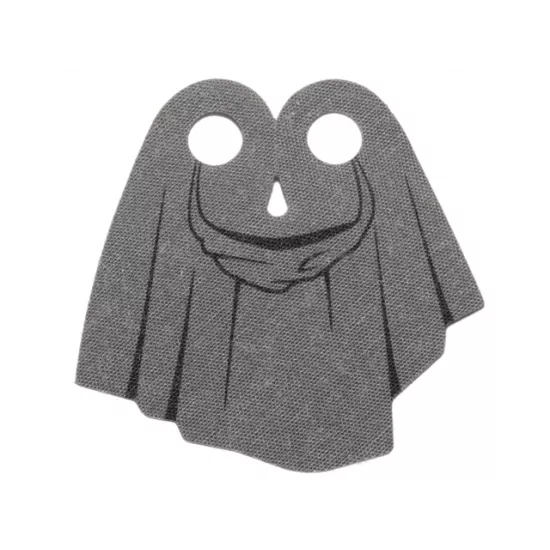 Minifigure Cape Cloth, Tattered with Hood Pattern - Traditional Starched Fabric