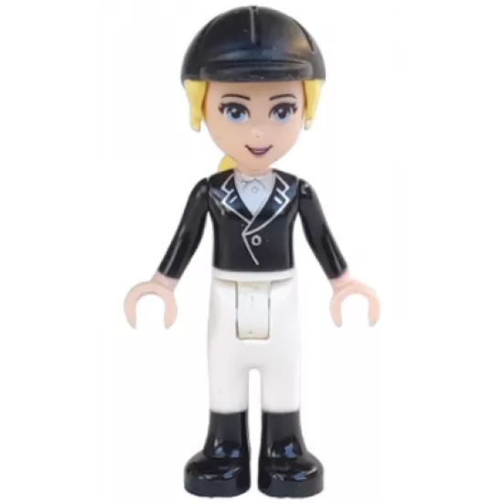 Friends Katharina, Black Riding Jacket, Black Riding Helmet