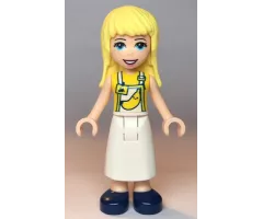 Friends Stephanie, Yellow Shirt, White Apron with Yellow Banana, Dark Blue Shoes