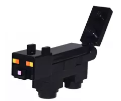 Minecraft Cat, Black - Brick Built