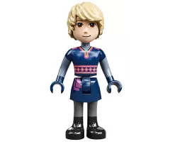 Kristoff - Dark Blue Tunic, Black Boots and Sand Blue Sleeves