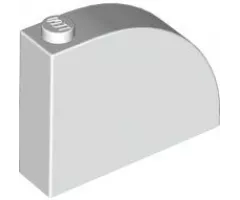 Slope, Curved 4 x 1 x 2 2/3 with Stud