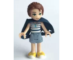 Emily Jones, Sand Blue Shorts - with Cape
