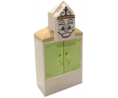 Wardrobe - Printed Face on Tile, Modified 2 x 3 Pentagonal