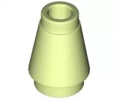 Cone 1 x 1 with Top Groove