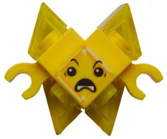 Kryptomite - Yellow, Small Crystals, Hands