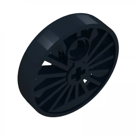 Wheel Train RC, Spoked with Technic Axle Hole and Counterweight, 30 mm D. (Blind Driver)