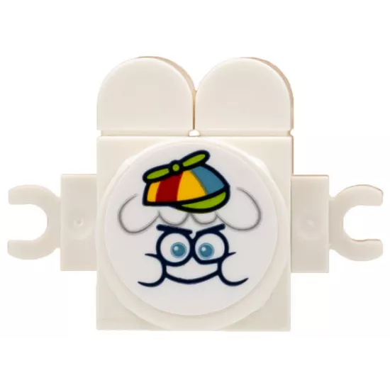 Cloud Baby White with Sticker 1