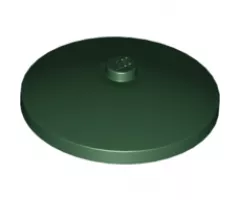 Dish 4 x 4 Inverted (Radar) with Solid Stud