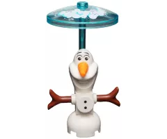 Olaf, Buttons, Clip on Back with Dish - Brick Built