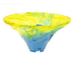 Tornado of Spinjitzu Wide with Marbled Trans-Yellow Top Pattern