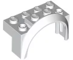 Vehicle, Mudguard 4 x 2 1/2 x 2 with Arch Round