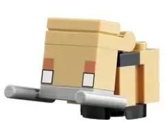 Minecraft Hoglin, Baby - Brick Built