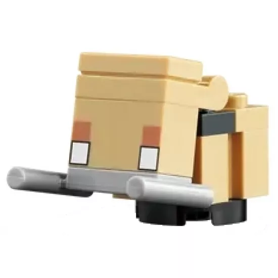 Minecraft Hoglin, Baby - Brick Built
